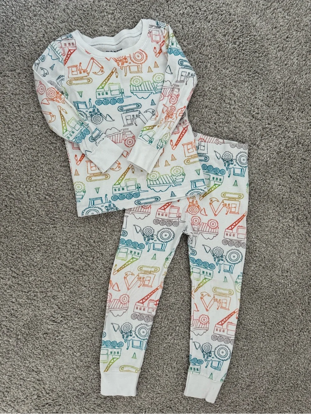Old Navy Construction Truck Pajamas